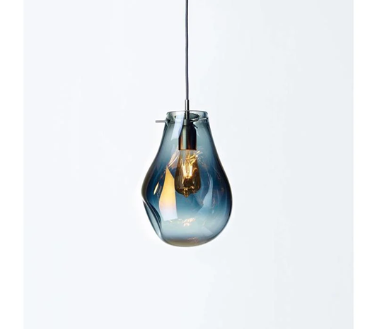 1748*Lampara de living de vidrio ahumado SmokeyGray