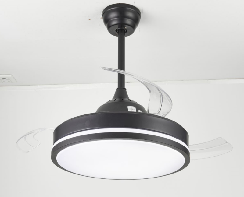 4273*Ventilador negro c/LED