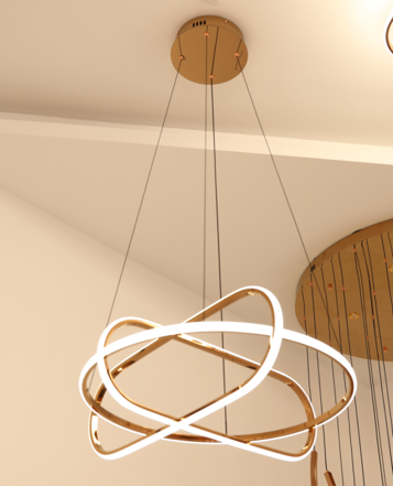 5144*Lampara de living moderna D580