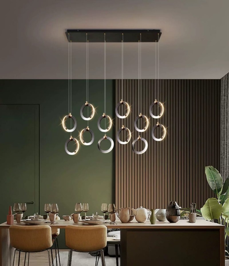 5166*Lampara moderna comedor L1000*W200mm 12LEDs