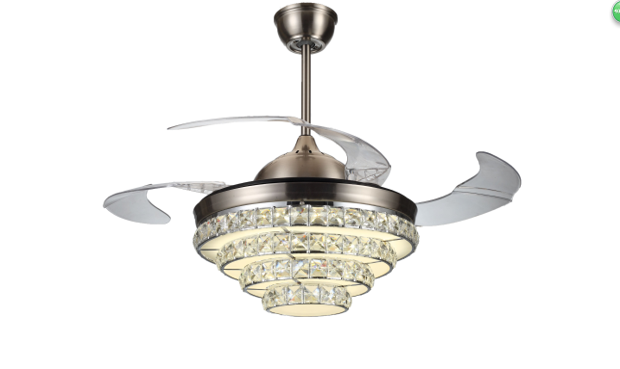 0381*Ventilador de techo c/lampara LED